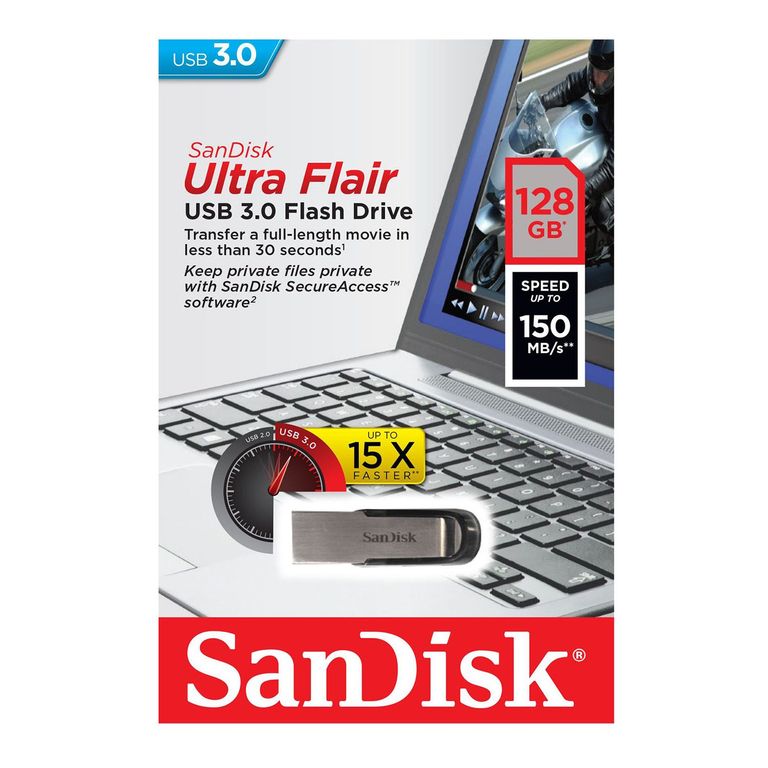 Memoria USB Ultra Flair 128GB 3.0 150Mbps