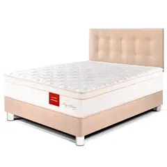 PARAISO - Dormitorio Royal Prince Firme 2 Plz + 2 Almohadas Viscoelásticas + Protector