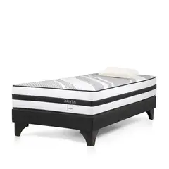 ROSEN - Cama Europea Driven 1.5 Plz + 1 Almohada Memory Max