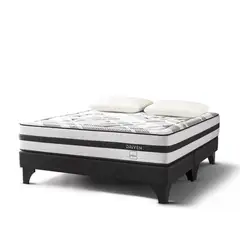 ROSEN - Cama Europea Driven King + 2 Almohadas Memory Max