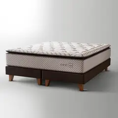 ROSEN - Cama Europea Nest Queen + 2 Almohadas Memory Max