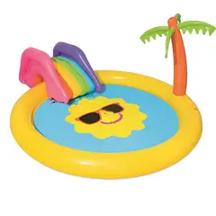 BESTWAY - Piscina Inflable Interactiva Playa y Sol