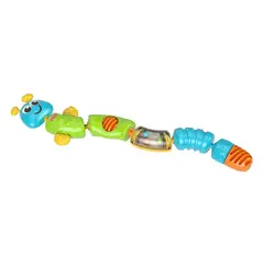 FISHER PRICE - Juguete de Bebé Brilliant Basics Oruga Cadena de Colores