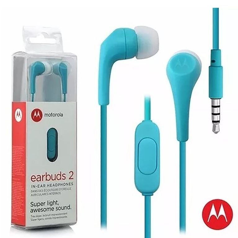 Audífonos Earbuds 2 C/Micro Turquesa