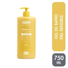 ISDIN - Hygiene Avena Protective Shower Gel 750ML - Gel de baño pH neutro piel sensible con avena coloidal natural