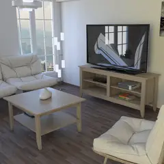 TUHOME - Mesa de Tv 65" + Mesa De Centro Essental