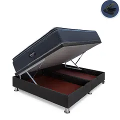 BEAUTYREST SIMMONS - Cama Boxet Practibox Silver Pt Queen Gris