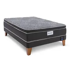 DRIMER - Cama Europea Gold Ventus 2 Plz + 2 Almohadas