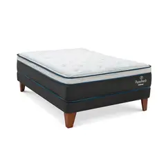DRIMER - Cama Europea Gold Pure Fresh 1.5 Plz + 1 Almohada