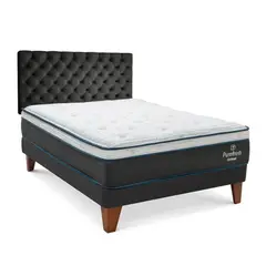 DRIMER - Dormitorio Europeo Gold Pure Fresh 1.5 Plz + 1 Almohada