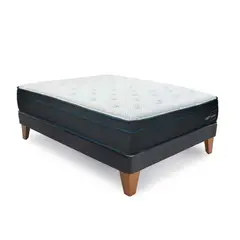 TECHNODREAM - Cama Europea Gold Gravity 1.5 Plz + 1 Almohada