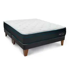 DRIMER - Cama Europea Gold Gravity Queen + 2 Almohadas