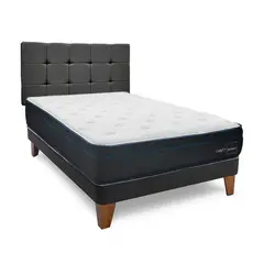 TECHNODREAM - Dormitorio Europeo Gold Gravity 2 Plz + 2 Almohadas