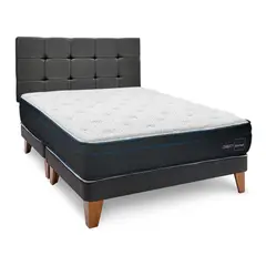 DRIMER - Dormitorio Europeo Gold Gravity King + 2 Almohadas