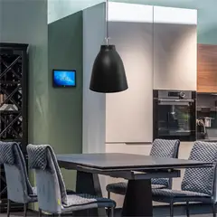 LA ROCHELLI - Lampara Colgante 1 Luz E27 Color Negro con Dorado