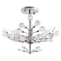 LA ROCHELLI - Lampara de Techo Cristal 3 Luces Mod Fiorella