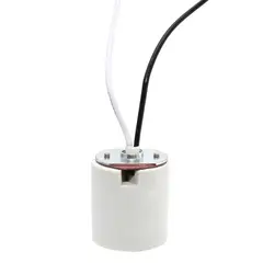 LA ROCHELLI - Soquete de Ceramica E27 para Niple Rosca 3/8 (6 Pzas)