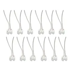 LA ROCHELLI - Set x12 Soquetes G5,3 Ceramica Blanco