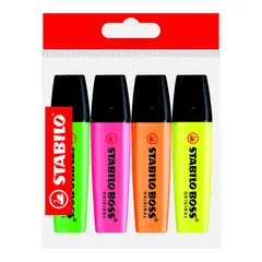 STABILO - Resaltador Boss Estuche x 4