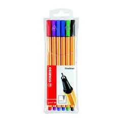 STABILO - Fine Pen Point 88 Estuche x 6