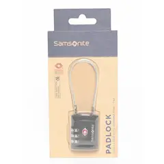 SAMSONITE - Candado Global TA Cablelock 3 Dial TSA Black