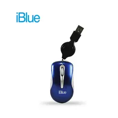 IBLUE - Mouse Micro Retractil Xmk-977 Azul
