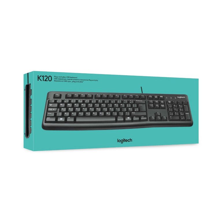 Teclado K120 USB SP Black