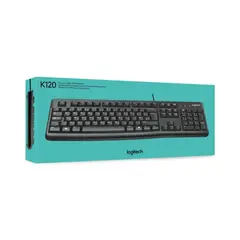 LOGITECH - Teclado K120 USB SP Black