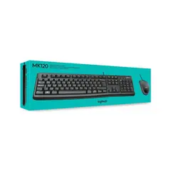 LOGITECH - Kit Teclado Y Mouse MK120 Alambrico USB