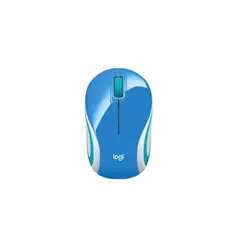 LOGITECH - Mini Mouse Inalambrico M187 Refresh Blue