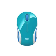LOGITECH - Mini Mouse Inalambrico M187 Light Blue
