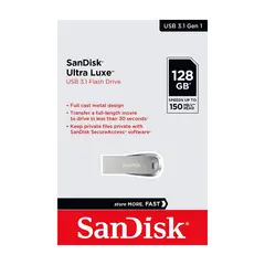 SANDISK - Memoria USB Ultra Luxe 128GB 3.1 FLASH DRIVE