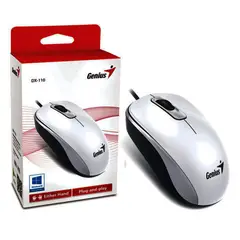 GENIUS - Mouse Óptico Dx-110 Blanco