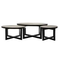 BASEMENT HOME - Set de 3 Mesas Paris