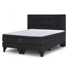 ROSEN - Dormitorio Europeo Tempo Issey King + 2 Almohadas