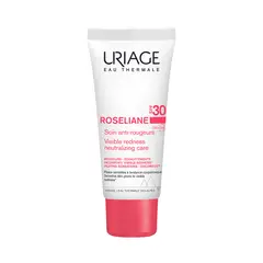 URIAGE - Roséliane Crema Antirojeces SPF30+ 40ml - Cuidado Calmante y protección para pieles sensibles con rojeces
