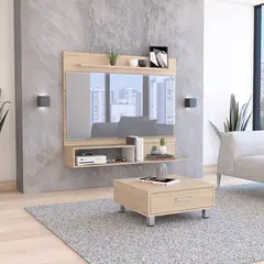 TUHOME - Panel TV 55" + Mesa de Centro
