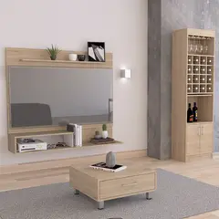 TUHOME - Panel TV55" + Bar Kava + Mesa de Centro