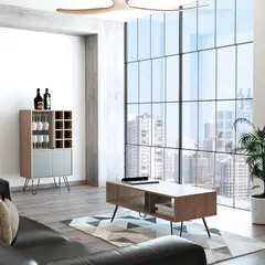 TUHOME - Bar + Mesa Centro Vassel