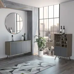 TUHOME - Bar Bajo + Aparador Vassel