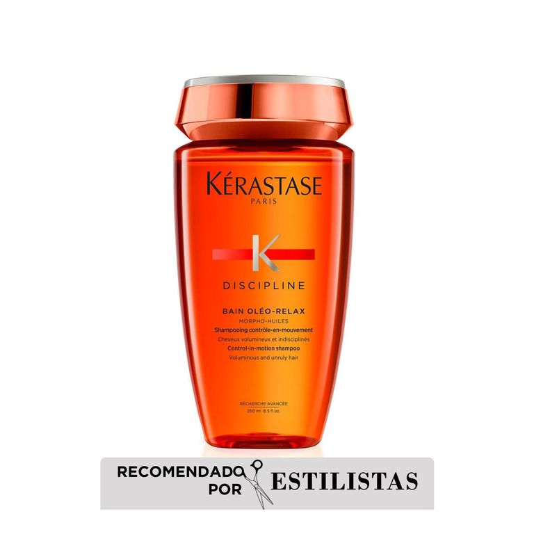 Shampoo Hidratante Para Cabello Con Frizz Bain Oléo-Relax Discipline 250Ml