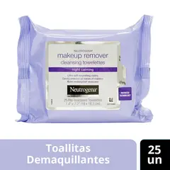 NEUTROGENA - Toallitas desmaquillantes Night Calming 25 piezas