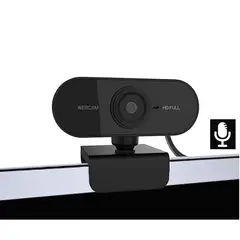 GENERICO - Cámara Webcam FHD con micro W2 1080P USB 2.0