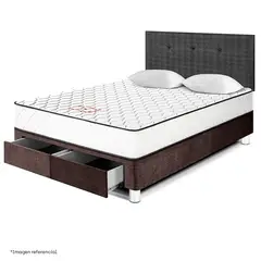 PARAISO - Dormitorio Con Cajones Per 2 Plz + 2 Almohadas + Protector