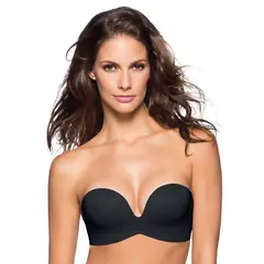 LEONISA - Brasier Strapless Antigravedad de Realce Alto Sin Arco
