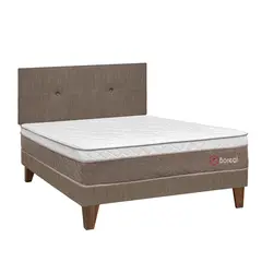 FORLI - Dormitorio Europeo Boreal Pocket SS 1.5 Plz + 1 Almohada Viscoelástica + Protector