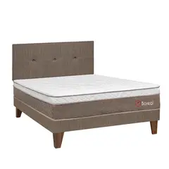 FORLI - Dormitorio Europeo Boreal Pocket SS 2 Plz + 2 Almohadas Viscoelásticas + Protector