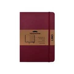 MOUSTACHINE - Libreta Classic Lino Pocket Rayas - Vino