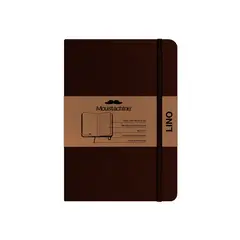 MOUSTACHINE - Libreta Classic Lino Pocket Punteado - Marron