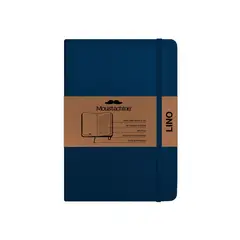 MOUSTACHINE - Libreta Classic Lino Pocket Rayas - Azul